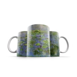 ماگ طرح نیلوفر های آبی از مونه