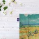 کادوپیچ پارچه‌ ای طرح مزرعه گندم و دروگر از ونگوگ