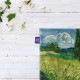 کادوپیچ پارچه‌ ای طرح مزرعه سبز از ونگوگ