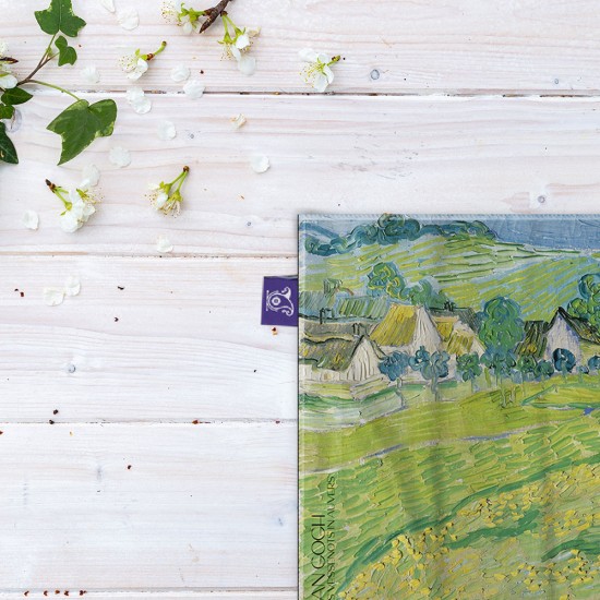 کادوپیچ پارچه‌ ای طرح نمایی از وسناتس از ونگوگ
