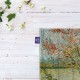 کادوپیچ پارچه‌ ای طرح درخت های صورتی هلو از ونگوگ