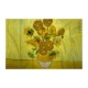 کادوپیچ پارچه‌ ای طرح گل های آفتابگردان از ونگوگ