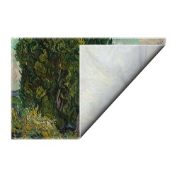 کادوپیچ پارچه‌ ای طرح سرو از ونگوگ