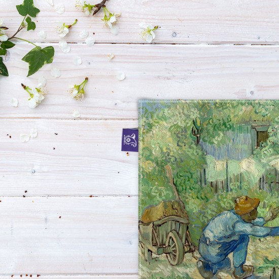 کادوپیچ پارچه‌ ای طرح اولین قدم از ونگوگ