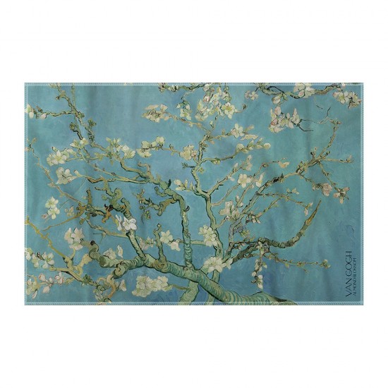 کادوپیچ پارچه‌ ای طرح شکوفه بادام از ونگوگ