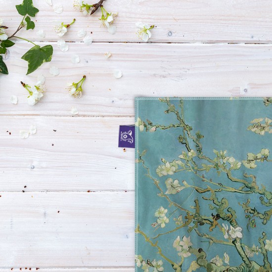 کادوپیچ پارچه‌ ای طرح شکوفه بادام از ونگوگ