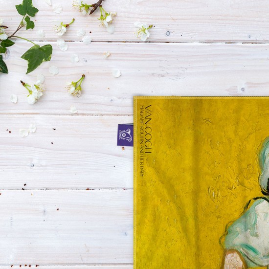 کادوپیچ پارچه‌ ای طرح خانم رولین و نوزادش از ونگوگ