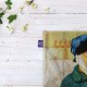 کادوپیچ پارچه‌ ای طرح خودنگار با گوش بانداژ شده از ونگوگ