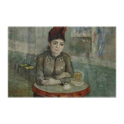 کادوپیچ پارچه‌ ای طرح کافه آگوستینا از ونگوگ