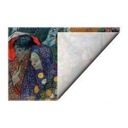 کادوپیچ پارچه‌ ای طرح خاطرات باغ اتن از ونگوگ