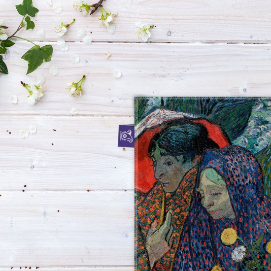 کادوپیچ پارچه‌ ای طرح خاطرات باغ اتن از ونگوگ