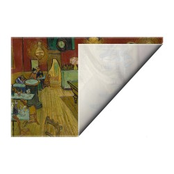 کادوپیچ پارچه‌ ای طرح کافه شبانه از ونگوگ