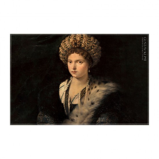 کادوپیچ پارچه‌ ای طرح پرتره ایزابلا دسته از کلیمت