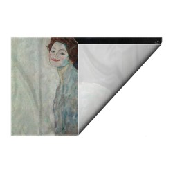 کادوپیچ پارچه‌ ای طرح خانم سفیدپوش از کلیمت