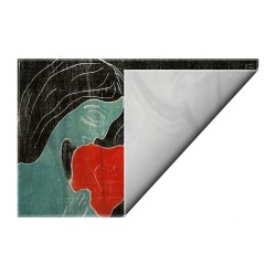 کادوپیچ پارچه‌ ای طرح دو قلب از ادوارد مونک