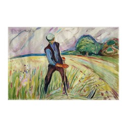 کادوپیچ پارچه‌ ای طرح یونجه ساز از ادوارد مونک