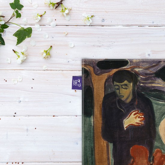 کادوپیچ پارچه‌ ای طرح جدایی از ادوارد مونک