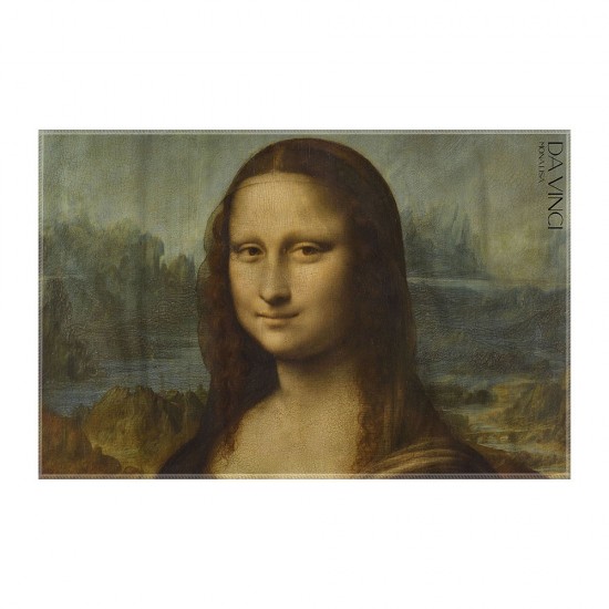 کادوپیچ پارچه‌ ای طرح مونالیزا از داوینچی