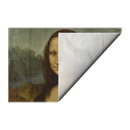 کادوپیچ پارچه‌ ای طرح مونالیزا از داوینچی