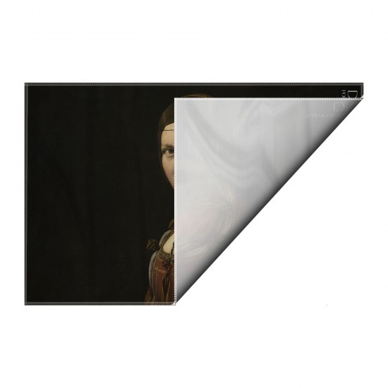 کادوپیچ پارچه‌ ای طرح پرتره زن ناشناس از داوینچی