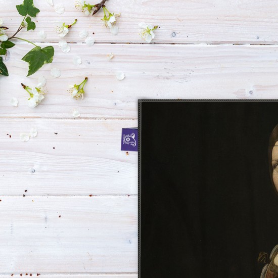 کادوپیچ پارچه‌ ای طرح پرتره زن ناشناس از داوینچی