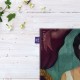 کادوپیچ پارچه‌ ای طرح پرتره زن سفیدپوش از فریدا