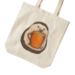 تت بگ متقال طرح جوجه تیغی قهوه نوش