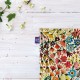 کادوپیچ پارچه‌ ای طرح گل های زرد