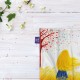 کادوپیچ پارچه‌ ای طرح دختری در گندم زار
