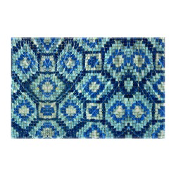 کادوپیچ پارچه‌ ای طرح کاشی حوض