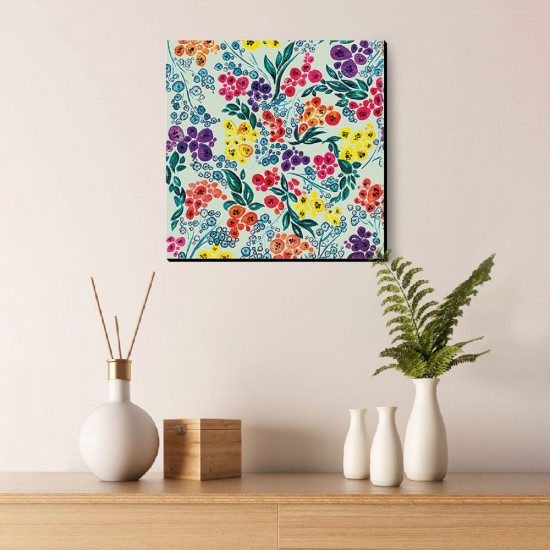 تابلو شاسی طرح گل و برگ