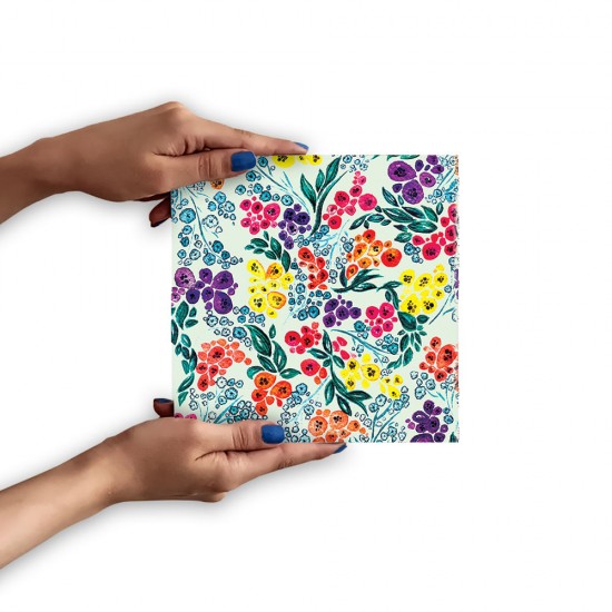 تابلو شاسی طرح گل و برگ