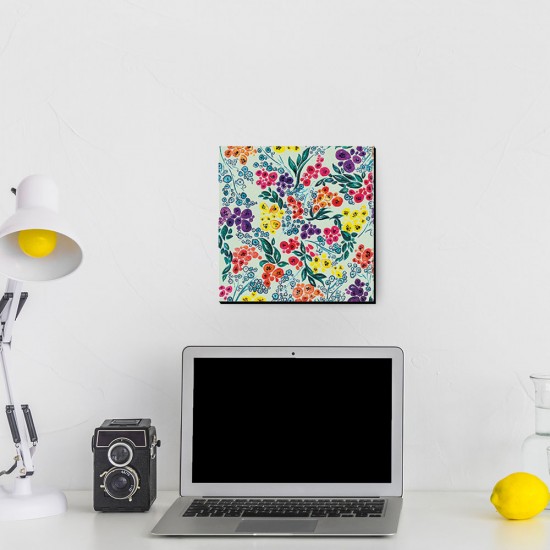 تابلو شاسی طرح گل و برگ