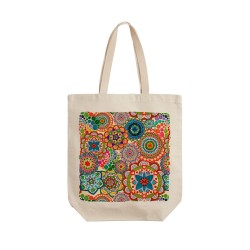 تت بگ متقال طرح گلهای رنگارنگ