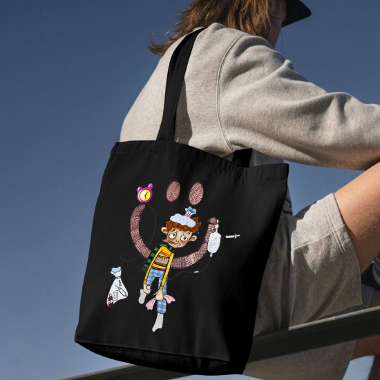 تت بگ متقال مشکی طرح بیمار خنده های توام