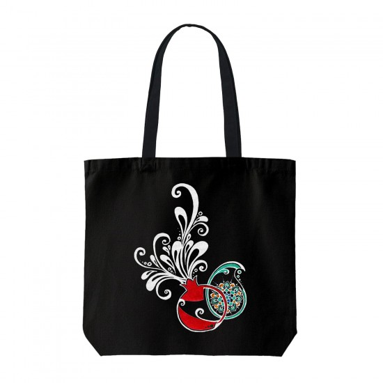 تت بگ متقال مشکی طرح دانه های دل مردم