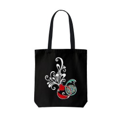 تت بگ متقال مشکی طرح دانه های دل مردم