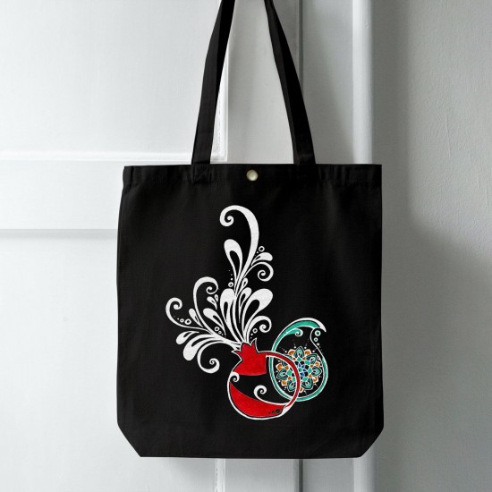 تت بگ متقال مشکی طرح دانه های دل مردم