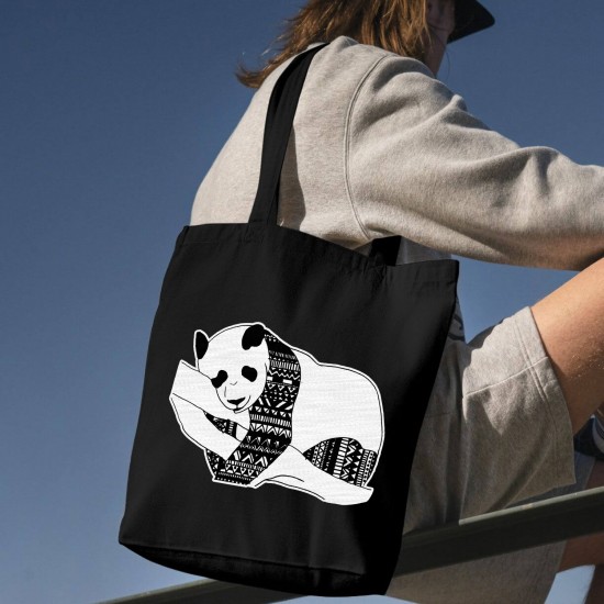 تت بگ متقال مشکی طرح پاندا خوابالو