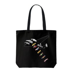 تت بگ متقال مشکی طرح شکلات باران