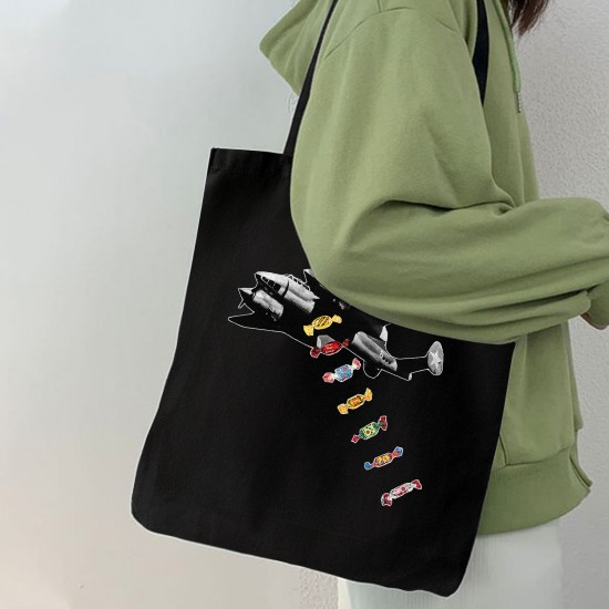 تت بگ متقال مشکی طرح شکلات باران