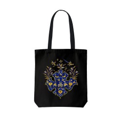 تت بگ متقال مشکی طرح کاشی قاجار