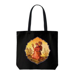 تت بگ متقال مشکی طرح مینیاتور عاشقانه