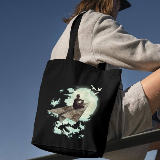 تت بگ متقال مشکی طرح موشک کاغذی