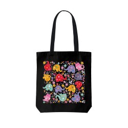 تت بگ متقال مشکی طرح فیل های رنگی