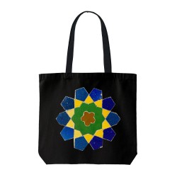 تت بگ متقال مشکی طرح کاشی مسجد