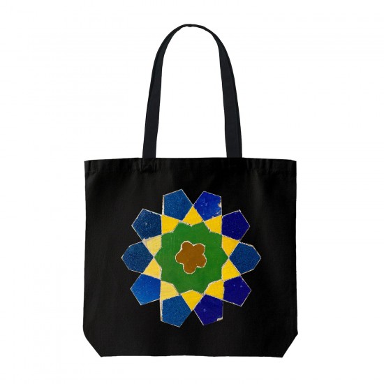 تت بگ متقال مشکی طرح کاشی مسجد