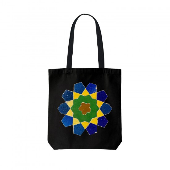 تت بگ متقال مشکی طرح کاشی مسجد