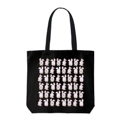 تت بگ متقال مشکی طرح خرگوش ها