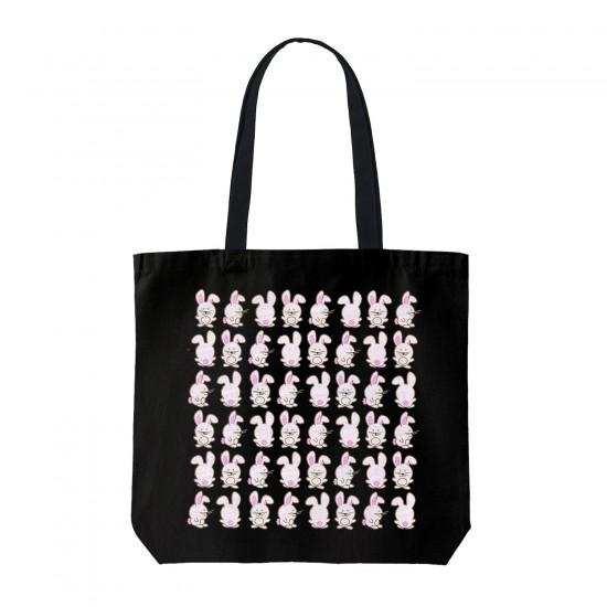 تت بگ متقال مشکی طرح خرگوش ها